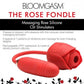 10X Romping Rose Suction and Thrusting Vibrator - Solé Resale Boutique thrift
