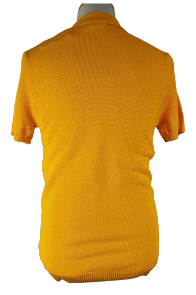 Forever 21 men orange knit shirt size L - Solé Resale Boutique thrift