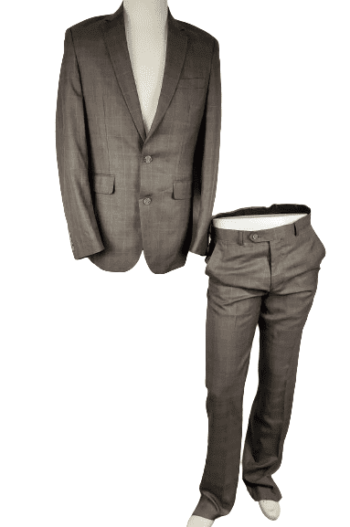 Beverly Hills Polo Club men's taupe 2 pc suit size 38R/31 - Solé Resale Boutique thrift