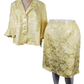Danillo Woman women's yellow floral 2pc skirt suit size 24W - Solé Resale Boutique thrift