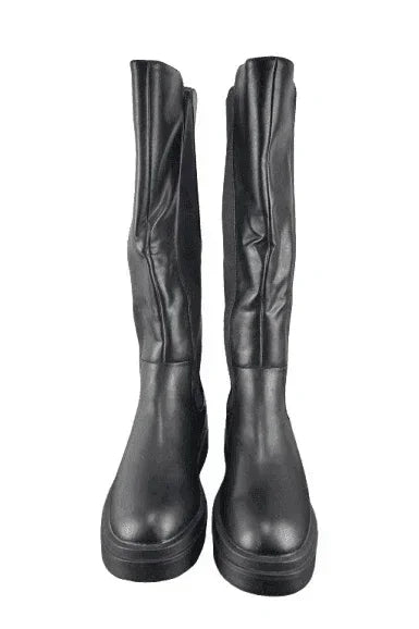 Shoedazzle women's renagaid knee black boots size 10 - Solé Resale Boutique thrift