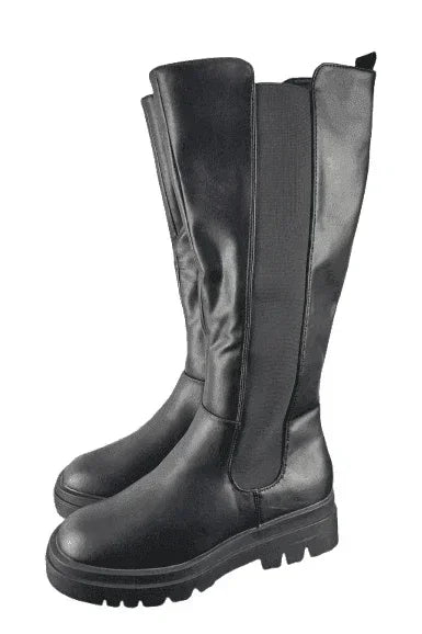 Shoedazzle women's renagaid knee black boots size 10 - Solé Resale Boutique thrift