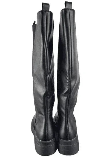 Shoedazzle women's renagaid knee black boots size 10 - Solé Resale Boutique thrift