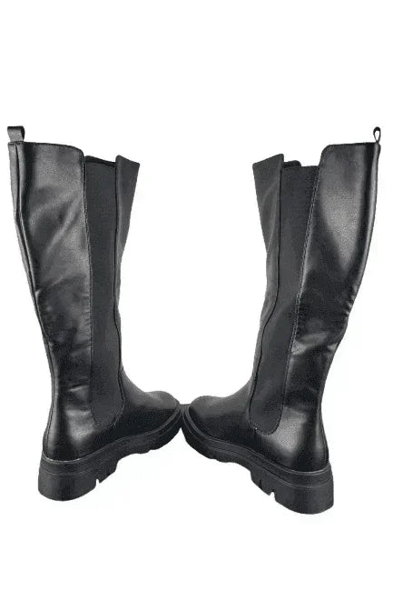 Shoedazzle women's renagaid knee black boots size 10 - Solé Resale Boutique thrift