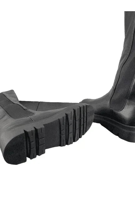 Shoedazzle women's renagaid knee black boots size 10 - Solé Resale Boutique thrift