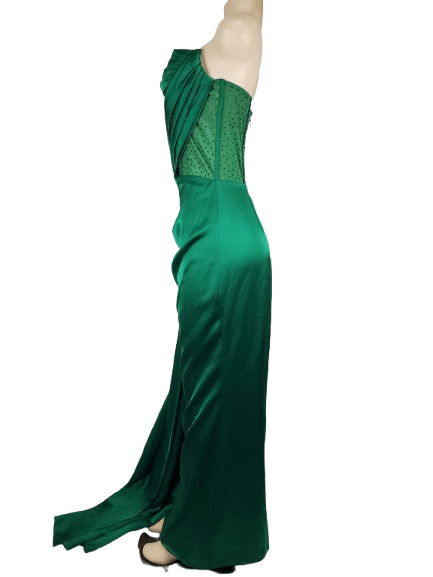 Miss Circle women's green tube gown size L