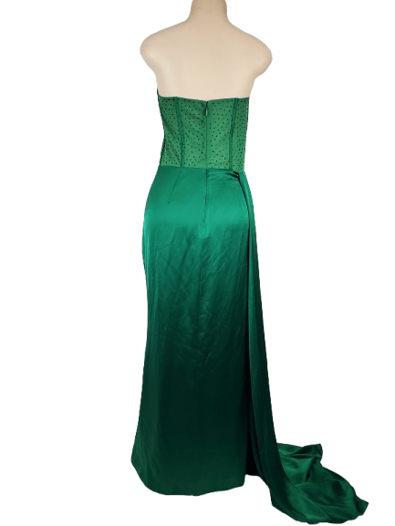 Miss Circle women's green tube gown size L