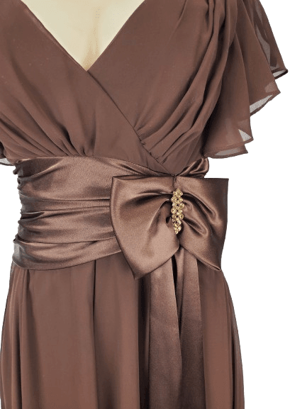 Xscape women's brown dress size 6 - Solé Resale Boutique thrift