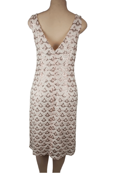 SD Collection women's pink and white dress size 12 - Solé Resale Boutique thrift