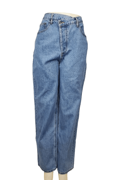 Fashion Nova women's crossover straight leg jeans size 13 - Solé Resale Boutique thrift