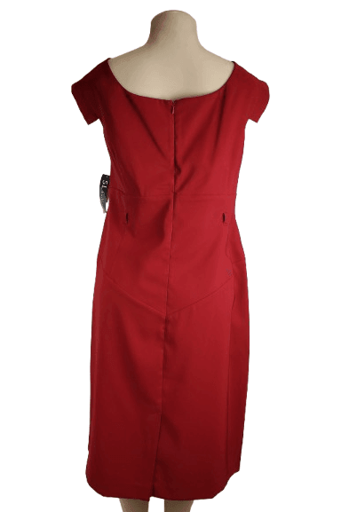 S.L. Fashions women's ruby red dress size 18W - Solé Resale Boutique thrift