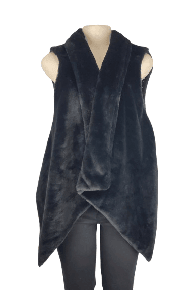 Nordstrom Rack women's black vest size OS - Solé Resale Boutique thrift