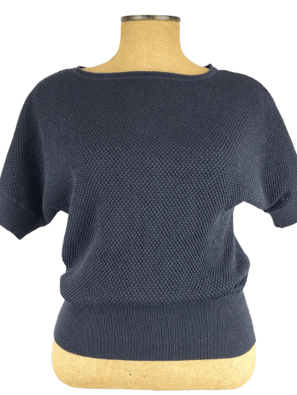 Michael Kors women's blue metallic top size P/S - Solé Resale Boutique thrift