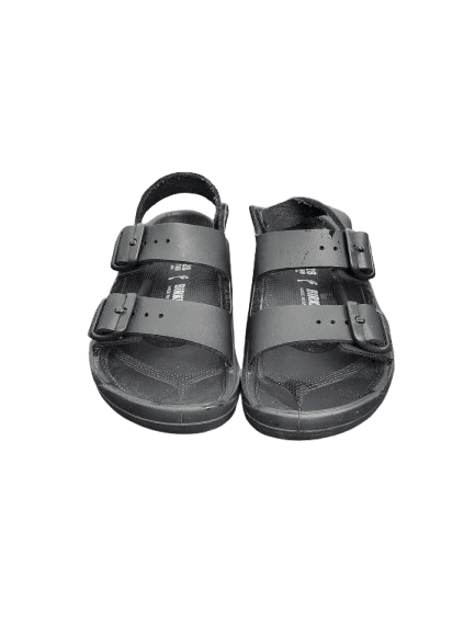 Birkenstock Milano Eva Kids Black Slingback Sandals size 28 US 10 - Solé Resale Boutique thrift