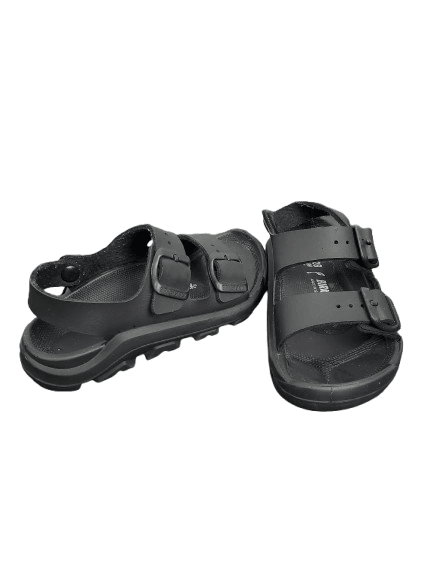 Birkenstock Milano Eva Kids Black Slingback Sandals size 28 US 10 - Solé Resale Boutique thrift