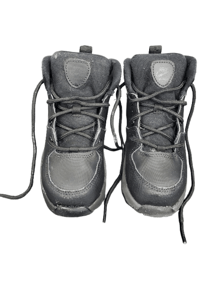 Nike Manoa boys Leather Triple Black High Top Boots Shoes BQ5374-001 toddler size 10C - Solé Resale Boutique thrift
