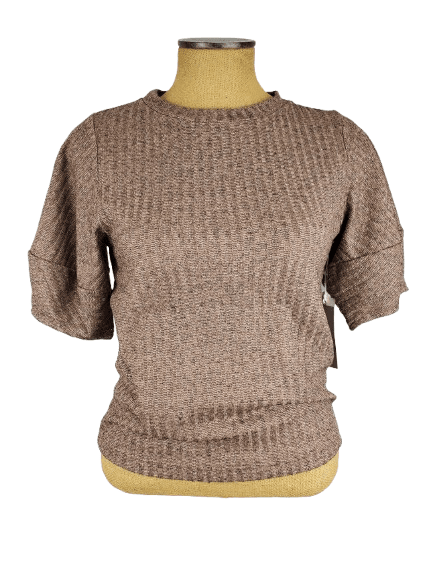 Melograne rico women's shimmer bronze top size S - Solé Resale Boutique thrift