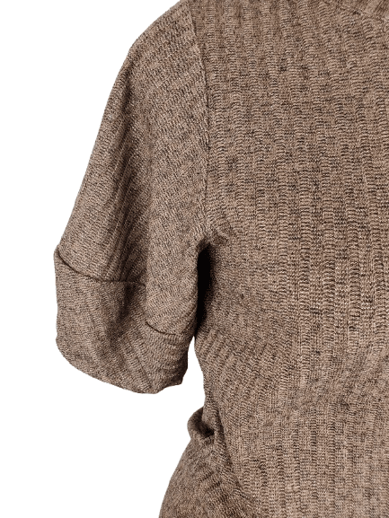 Melograne rico women's shimmer bronze top size S - Solé Resale Boutique thrift