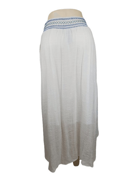 Zac & Rachel women's high low bright white skirt size M - Solé Resale Boutique thrift