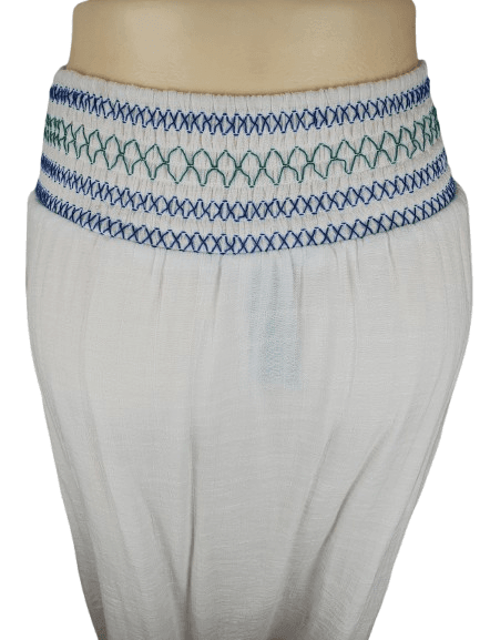 Zac & Rachel women's high low bright white skirt size M - Solé Resale Boutique thrift