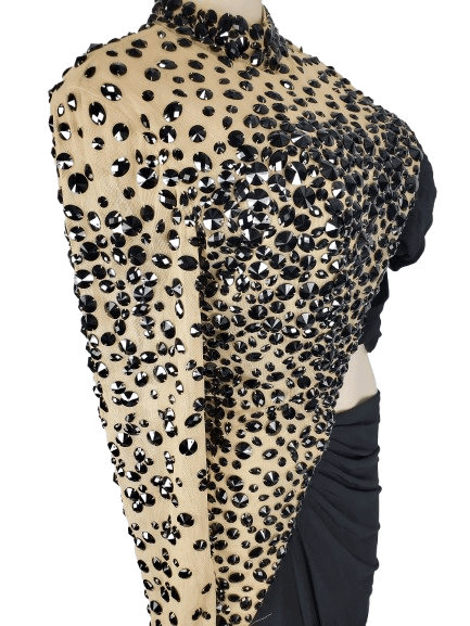 Sherri Hill women's black and nude long dress size 12 - Solé Resale Boutique thrift