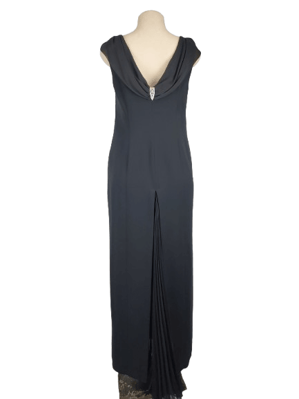 Robbie Bee women's black long dress size 14 - Solé Resale Boutique thrift