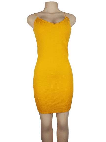 Fashion Nova women's orange mini dress size M