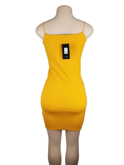 Fashion Nova women's orange mini dress size M