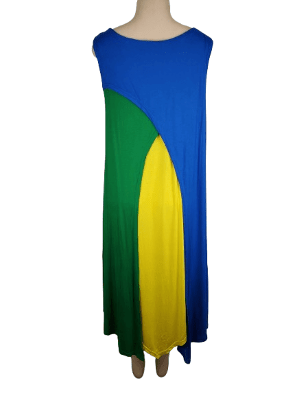 Ashley Stewart women's color block dress size 10/12 - Solé Resale Boutique thrift