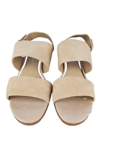 Judith Ripka women's olive and beige sandals size 7.5M - Solé Resale Boutique thrift