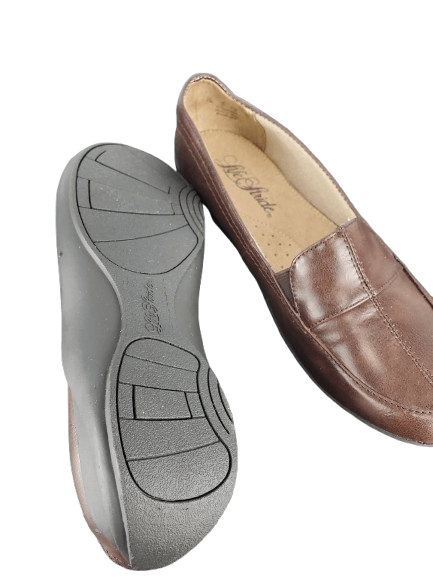 Life Stride women's brown flat shoes size 7M
