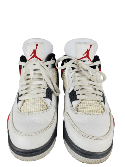 Air Jordan 4 Retro men's Red Cement DH6927-161 sneakers size 10
