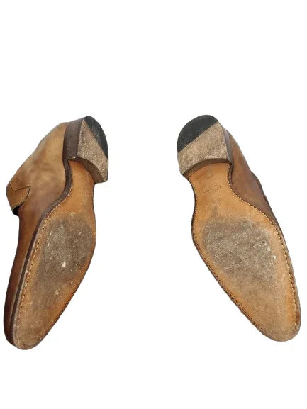 Magnanni men's cognac loafers size 10.5 - Solé Resale Boutique thrift