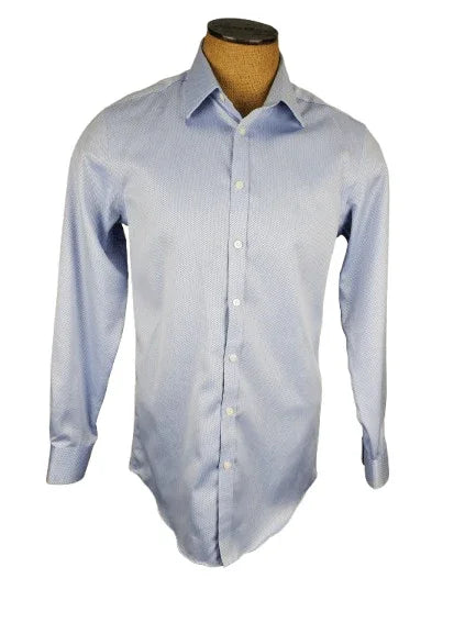 Charles Tyrwhitt men's blue button down shirt size 16/35" - Solé Resale Boutique thrift