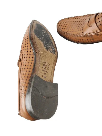 Sarar men's brown penny loafers size 9.5