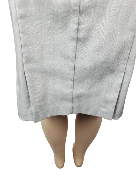 Light gray skirt on a white background