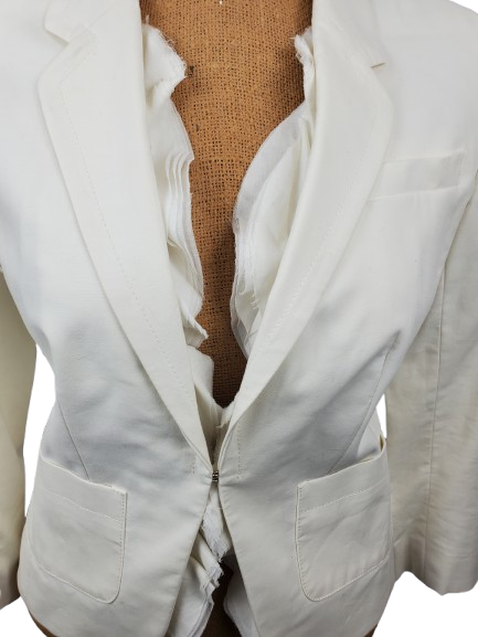 Ann Taylor Loft women's beige blazer size 6