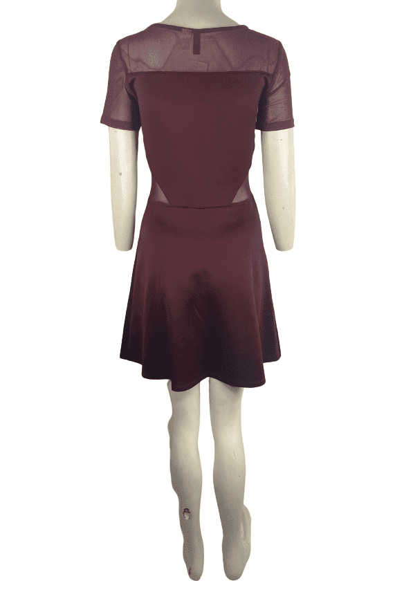 H&M Divided women's wine dress size 8 - Solé Resale Boutique thrift