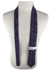 IZOD men's blue and brown paisley tie - Solé Resale Boutique thrift