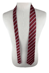 Feraricci men's red and black stripe tie - Solé Resale Boutique thrift