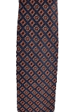 Bachrach blue and brown men's tie - Solé Resale Boutique thrift