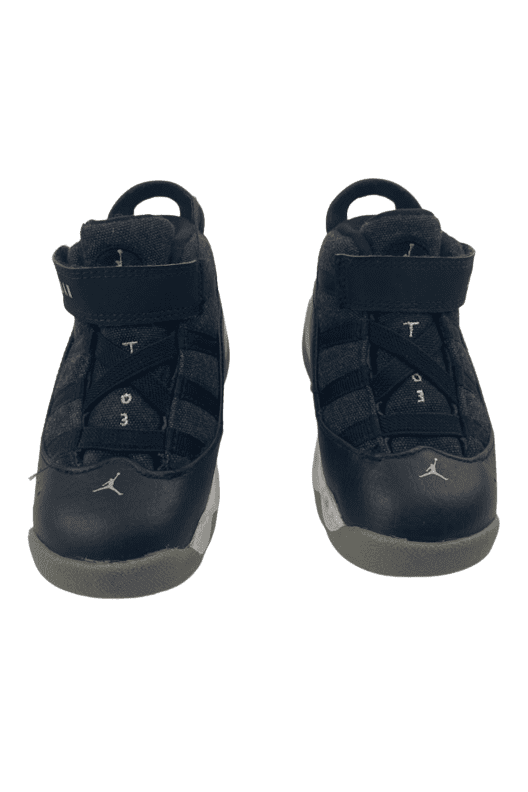 Air Jordan unisex toddler black and gray sneakers size 7C - Solé Resale Boutique thrift