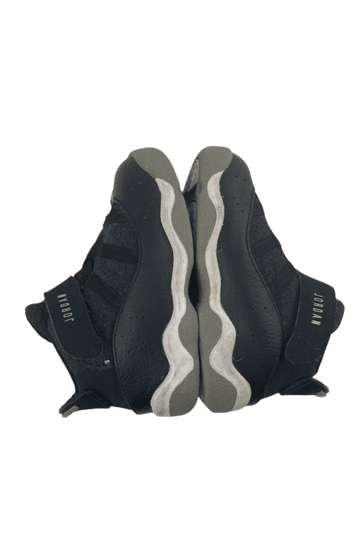 Air Jordan unisex toddler black and gray sneakers size 7C - Solé Resale Boutique thrift