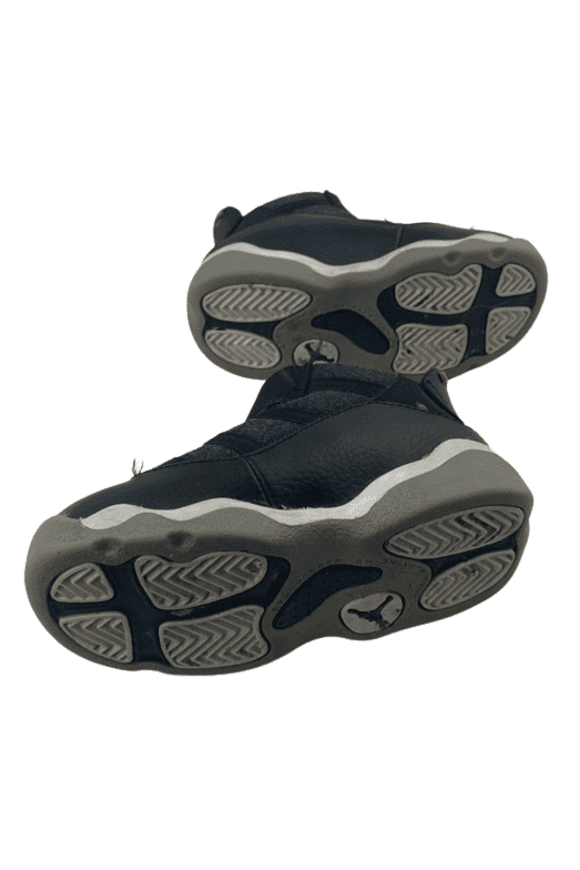 Air Jordan unisex toddler black and gray sneakers size 7C - Solé Resale Boutique thrift