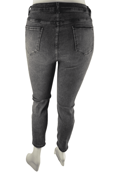 Shein women's black stonewashed jeans size 1XL - Solé Resale Boutique thrift