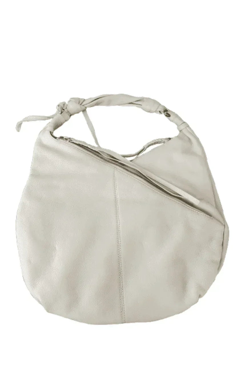 Vince Camuto women's ivory double zipper handbag - Solé Resale Boutique thrift