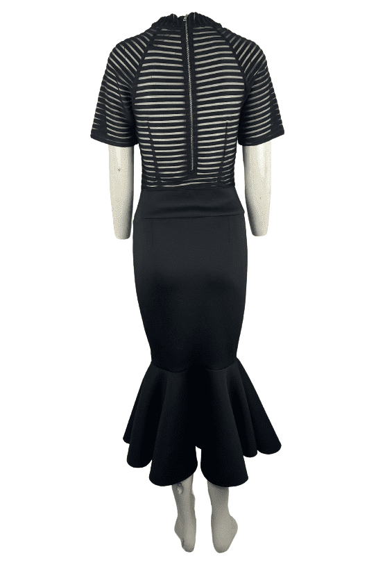 Akira Black Label women's black long gown size S - Solé Resale Boutique thrift