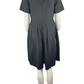 Executive Ponies women's black short sleeve dress size 12 (L) - Solé Resale Boutique thrift