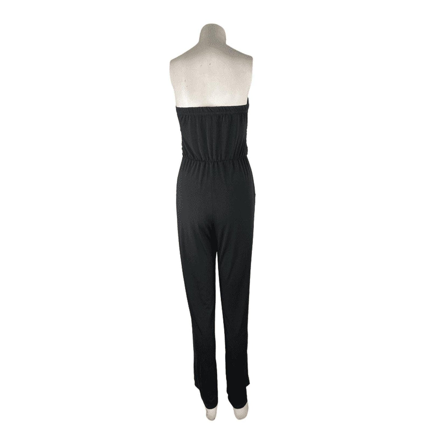 Stitch Btween women's black jumpsuit size M - Solé Resale Boutique thrift