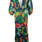 Fashionable women's multicolor floral maxi dress size 16 - Solé Resale Boutique thrift